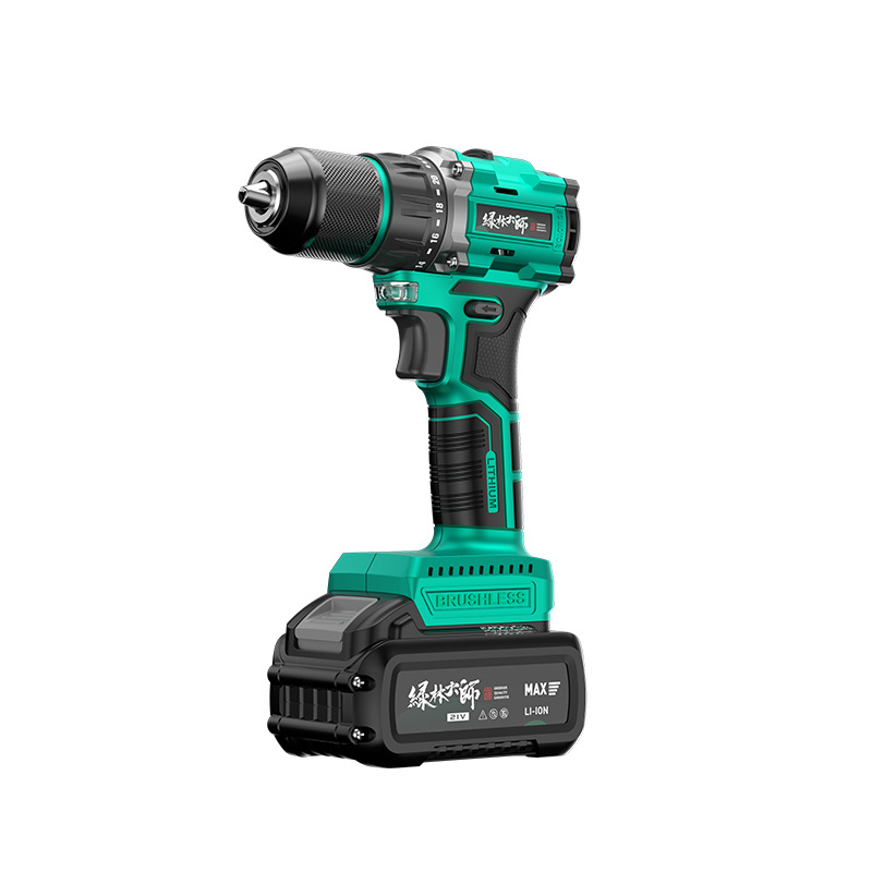 Master Green Forest 21v taladro de mano sin escobillas taladro de pistola de alta potencia batería de litio taladro de impacto multifuncional image 6