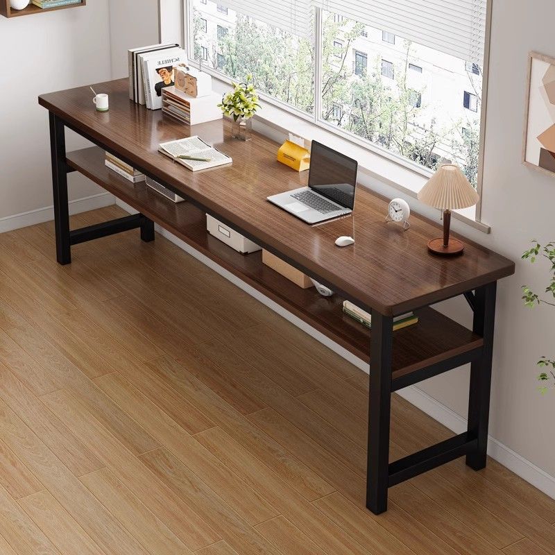 Escritorio mesa larga mesa rectangular para estudiantes domésticos mesa de estudio mesa ultra estrecha mesa de computadora contra la pared mesa súper larga fábrica