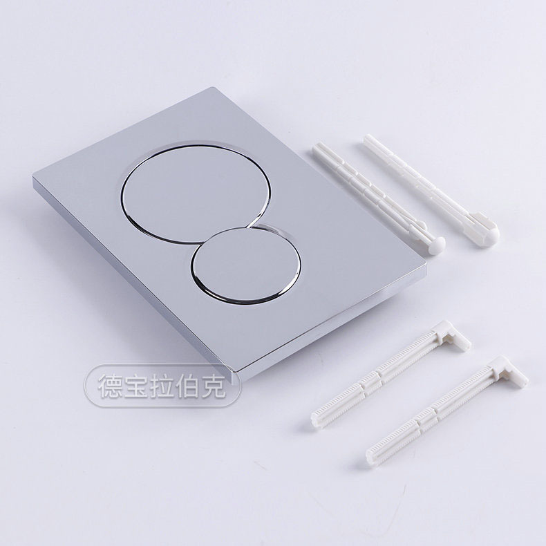 En stock suministro GEBERIT inodoro botón oculto tanque de agua panel ABS interruptor accesorios panel de descarga