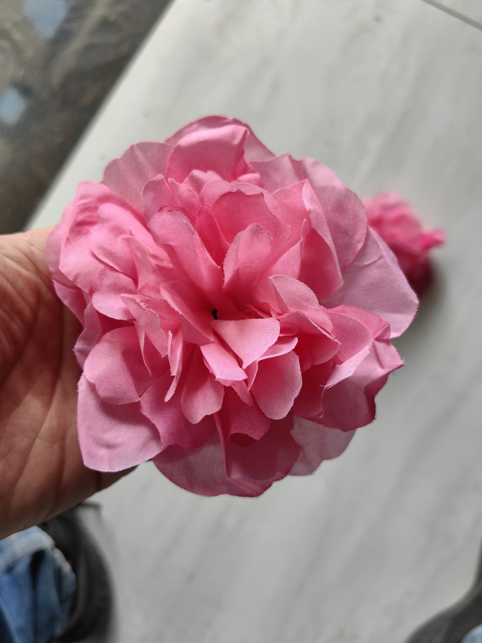 Flores Dahlia flores de seda hechas a mano