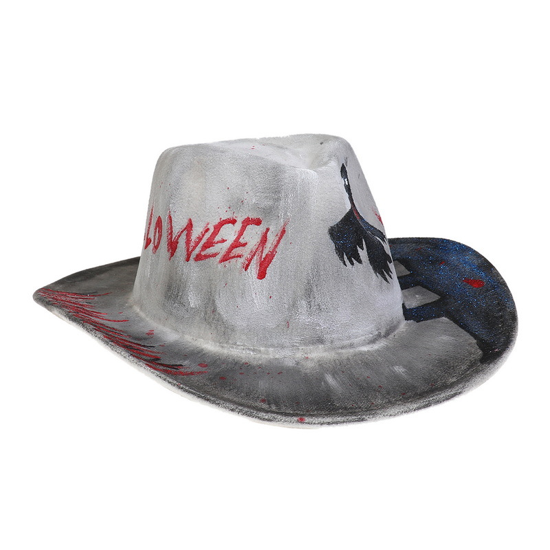 Halloween Party Bunte Ball Leistung Hut Geist Festival Requisiten Cowboy Schneemann Muster_voghion.com