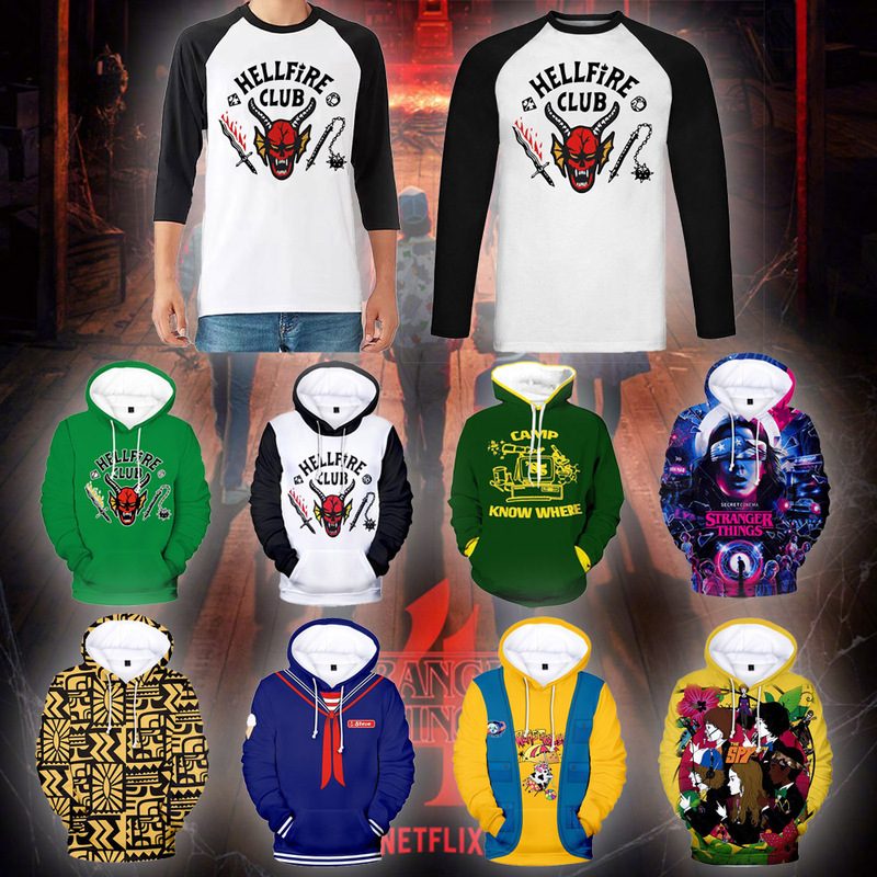 2022 New Strange Story 4 Peripheral Sweater cos Meteor Hammer Seven-sleeve American TV Series Halloween Hoodie Jacket 2022 New Strange Story 4 Peripheral Sweater cos Meteor Hammer Seven-sleeve American TV Series Halloween Hoodie Jacket