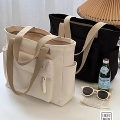 オリジナルデザイン日本の結び目通勤肥厚ナイロントートバッグカジュアル文学学生シンプルなショルダーハンドバッグ