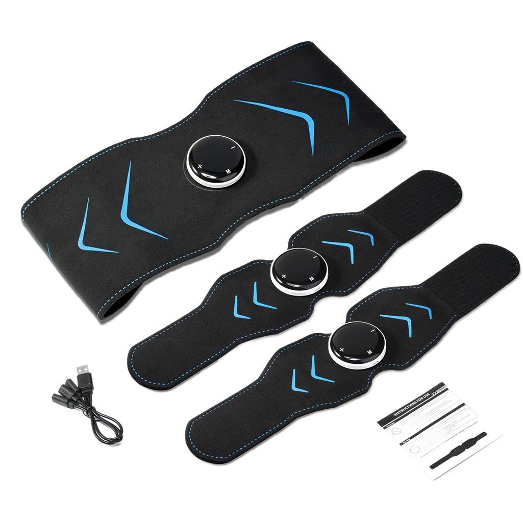 Pantalla táctil EMS cinturón muscular abdominal cinturón de masaje instrumento de fitness abdominal pegatinas musculares abdominales máquina de adelgazamiento del vientre fitness perezoso fitness abdominal