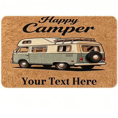 Avtomobil döşəmə paspasları Rv Door Mat, Faux Coconut