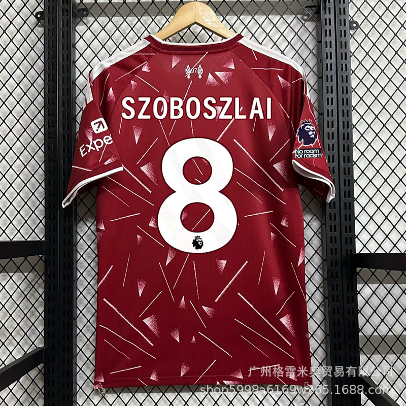 adidas x Liverpool FC 2026/27 Home Szoboszlai #8 Jersey Active Maroon