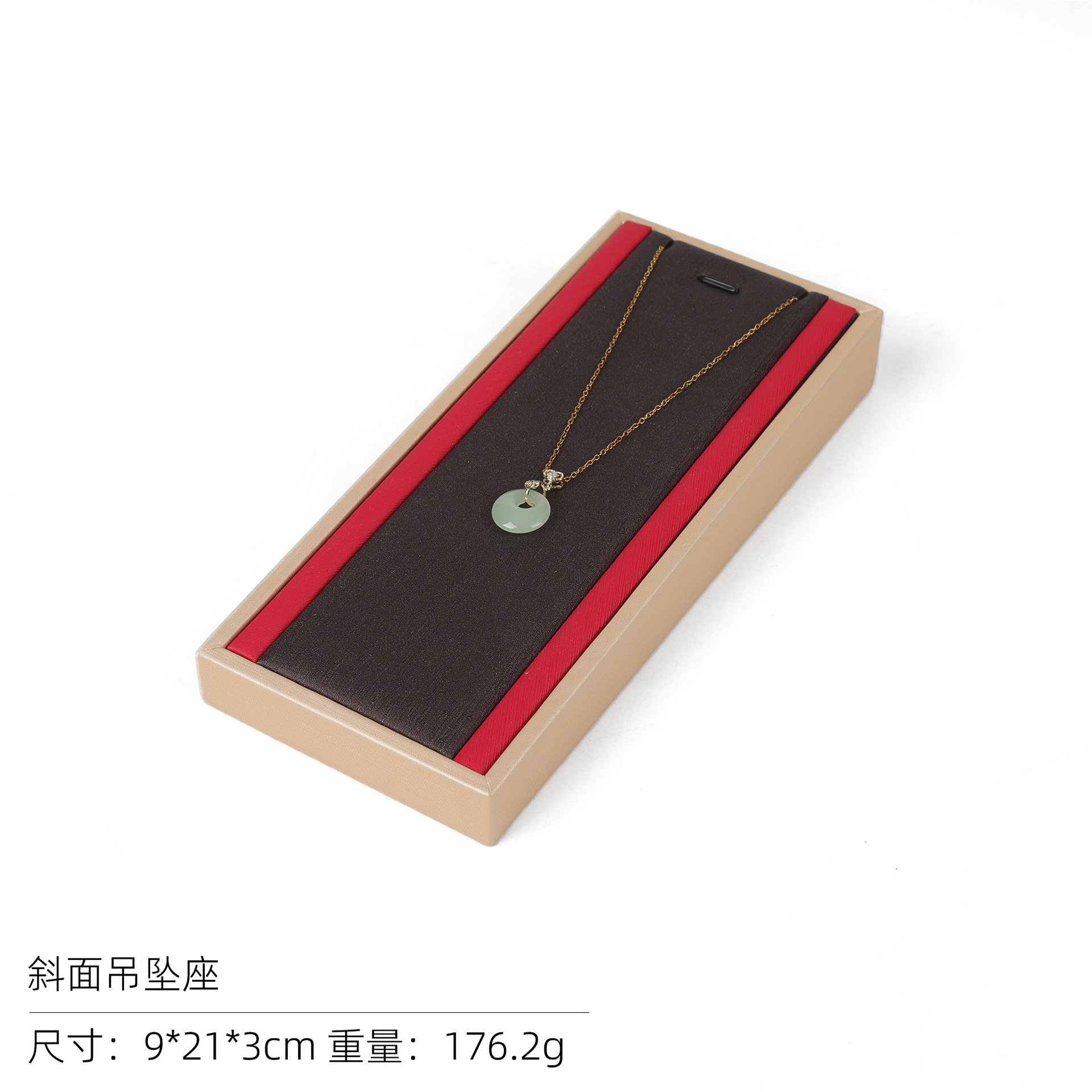 Juego de Exhibidores para Mostrador de Joyas en Cuero