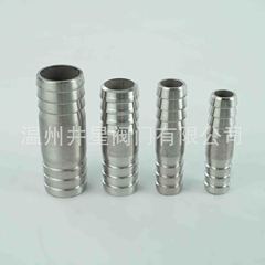 304 stainless steel double-headed pagoda double-pipe joint straight-through double-head joint 8mm10mm12mm15mm