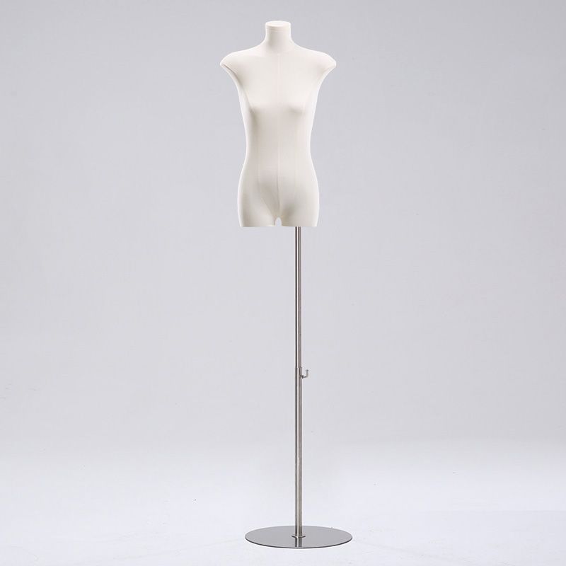 Tienda de ropa de estilo coreano cuerpo plano de alto nivel de mujer mitad de ventana de ropa de mujer muñeca plataforma de exhibición de cuerpo grueso nuevo pecho pequeño