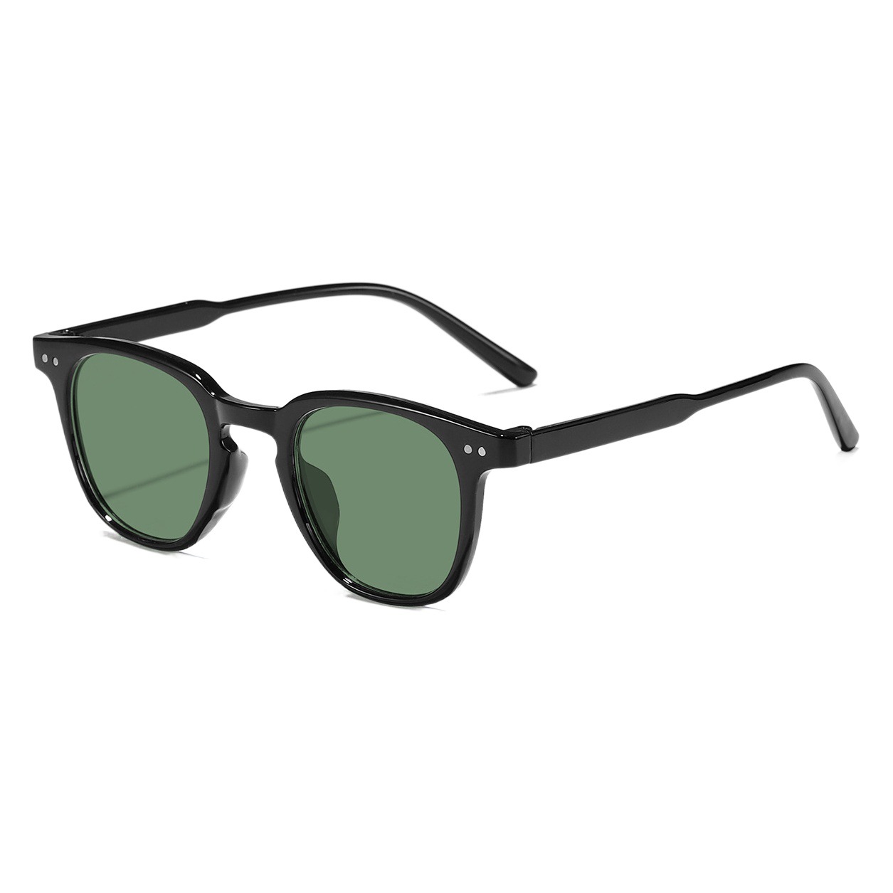 Nuevos hombres y mujeres de estilo coreano cuadrado moda calle cara-mirando pequeñas gafas de sol a prueba de UV UV400