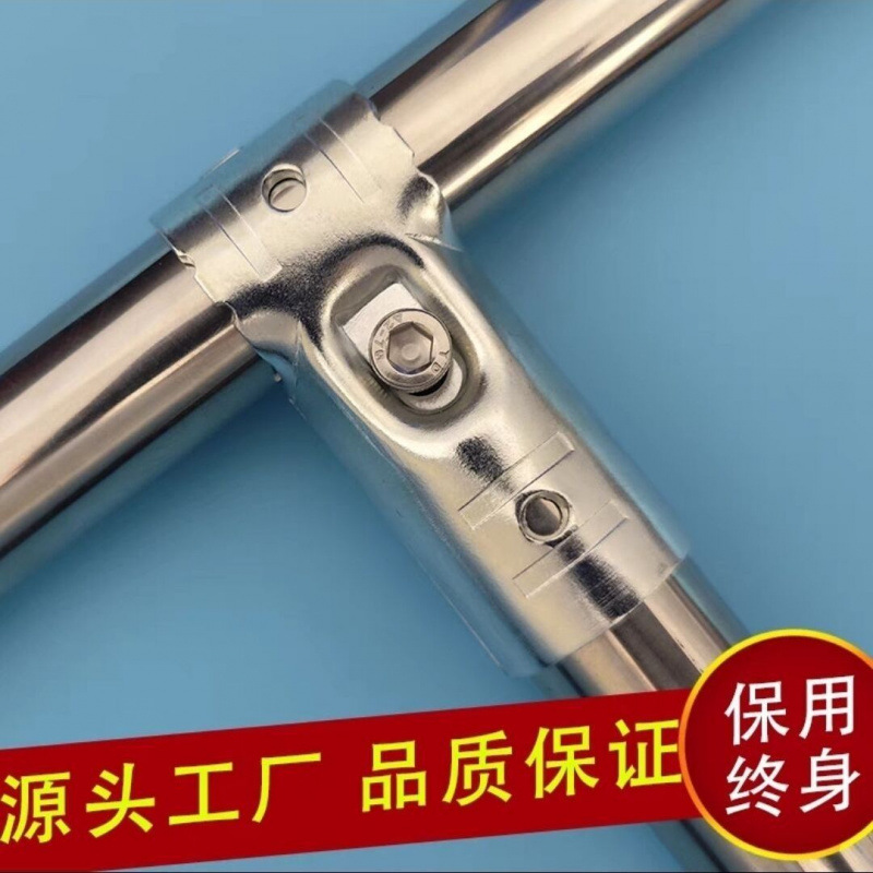 不锈钢管25mm六分镀锌管钢管连接件紧固件圆管接头铁管器固定卡扣