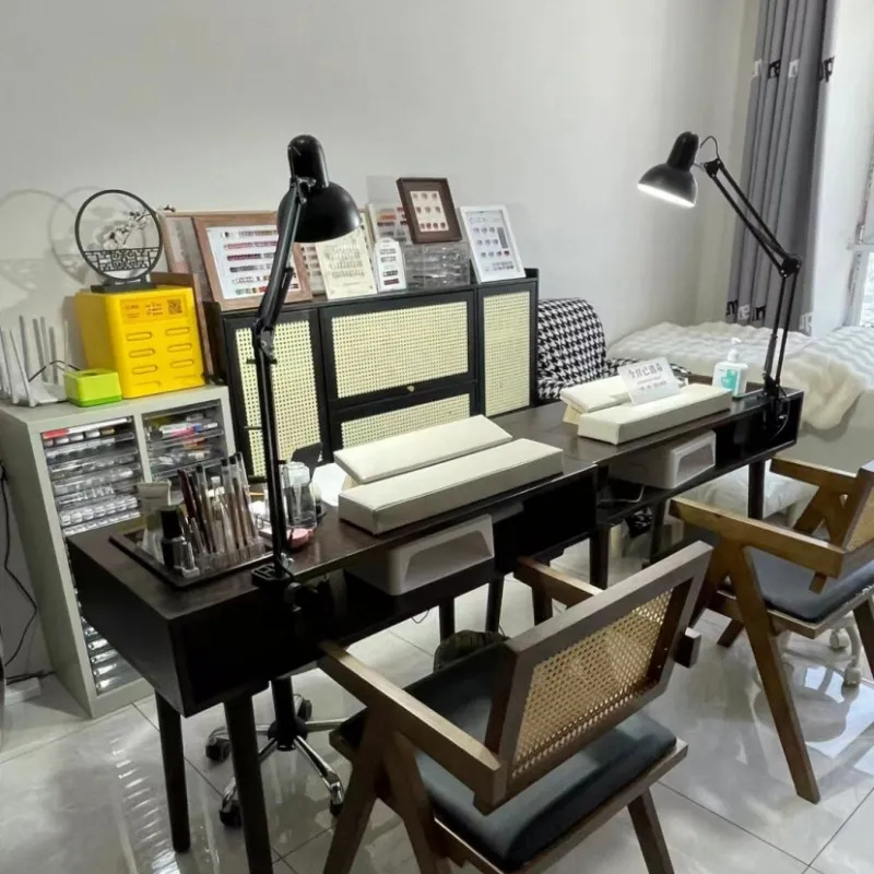 LED brazo largo protección para los ojos manicura belleza pestañas lámpara de mesa aprendizaje lectura reparación de trabajo tatuaje clip de tatuaje lámpara plegable