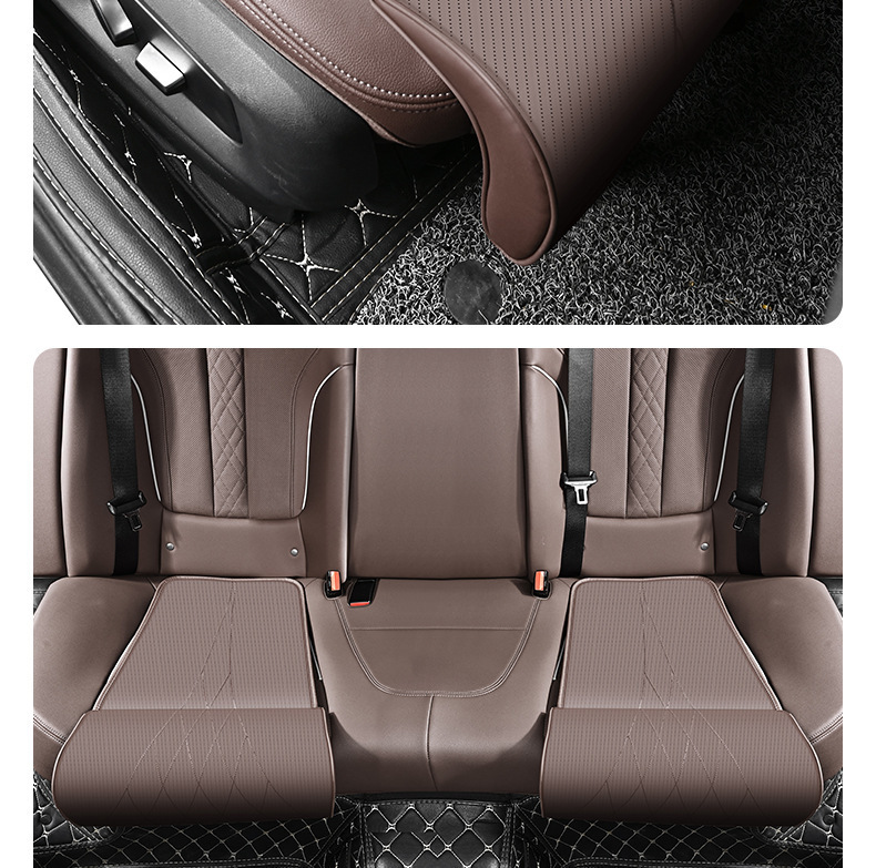 New car seat extended footrest and leg support to relieve discomfort during long drives, essential for both driver and passenger