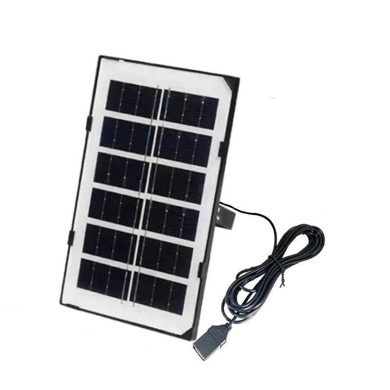 6V3W太阳能电池板带USB母口太阳能充电板台灯小灯泡增氧泵光伏板