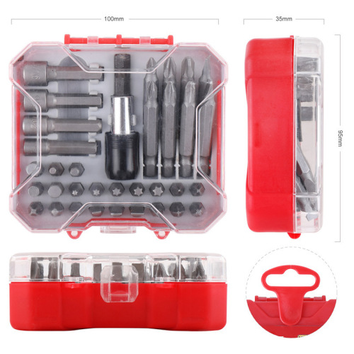 XIMENG 34-piece screwdriver bit set, cross-hexagonal screwdriver, screwdriver, factory direct sale