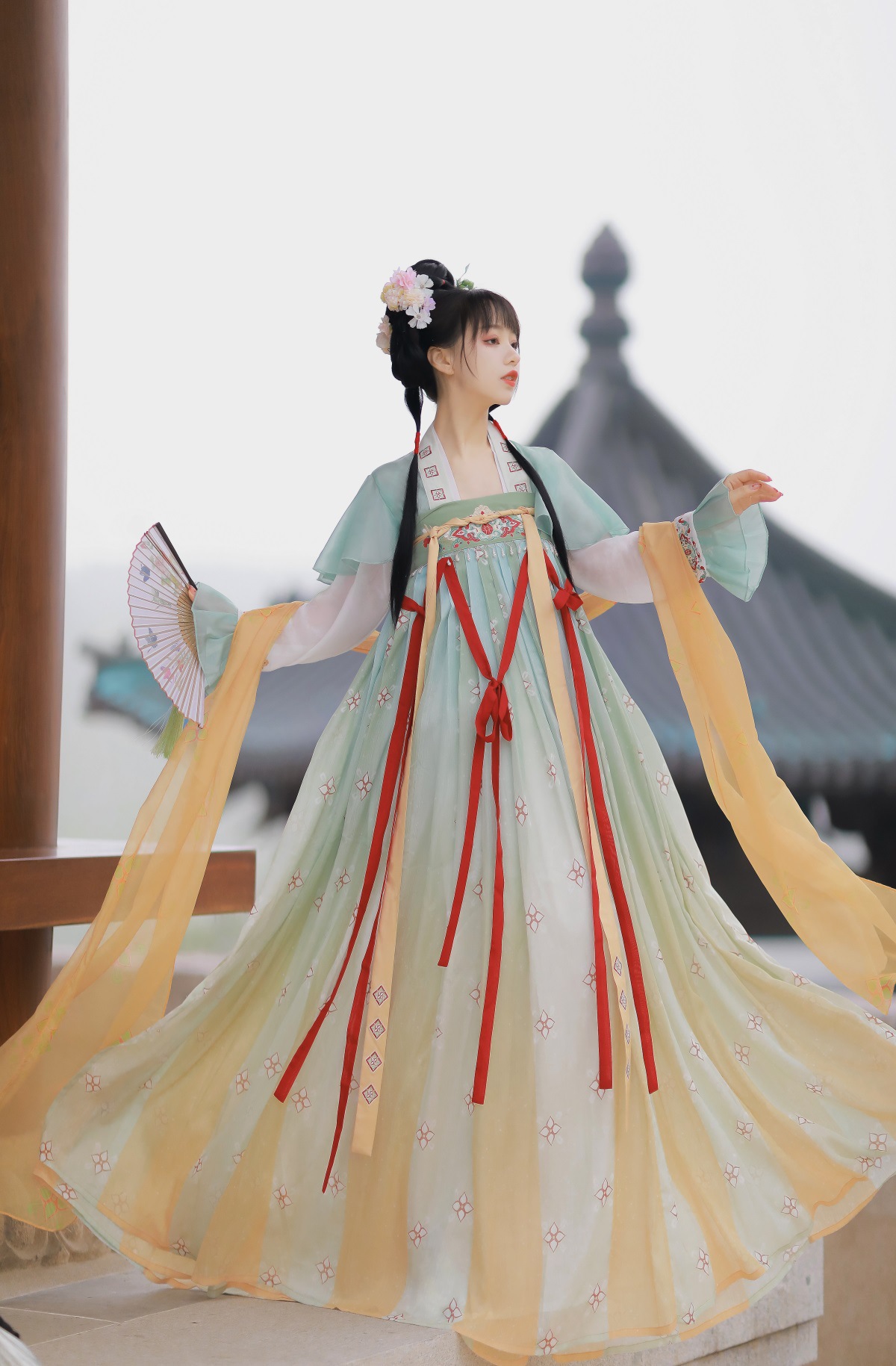原创设计宝石之国汉元素汉服女中国风半臂齐胸襦裙披帛四件套8283-阿里巴巴