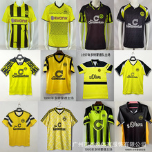 12-13多特蒙德球衣主客场9号莱万11号罗伊斯欧冠版足球服多特经典