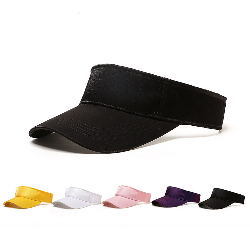 Solid Color Empty Top Advertising Hat Blank Sun Hat Printing logo Sunscreen Hat Wholesale Volunteer Hat