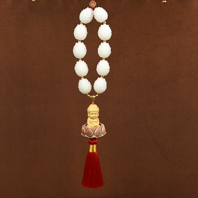 Car Pendant, Baby Buddha for | Car hanging - good-luck-buddha-red-tassel