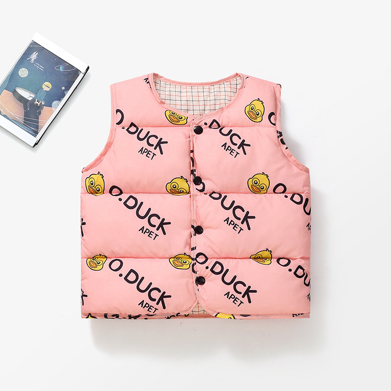 812 nuevo chaleco cálido para niños otoño y invierno nuevo chaleco de algodón para niños y niñas [en stock al por mayor] image 3