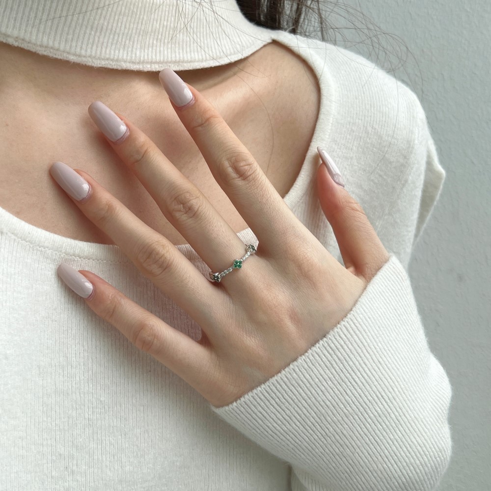 5g Weight Vacuum Plating Gold Plating Process Zircon Inlay Material Rings Classification 1 Piece Quantity Casual Occasion 925 Sterling Silver Material U Shape Pattern Women's Gender Plating Design Simple Style Style 925 Sterling Silver Zircon U Shape Rings 5