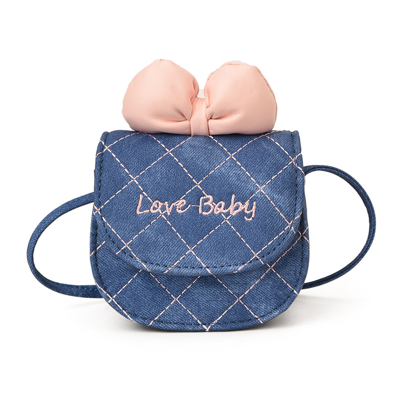 Bolsas de niños de comercio exterior transfronterizo nuevo gatito lindo arco mini bolso de hombro de moda bolso de cambio de bebé Ringer