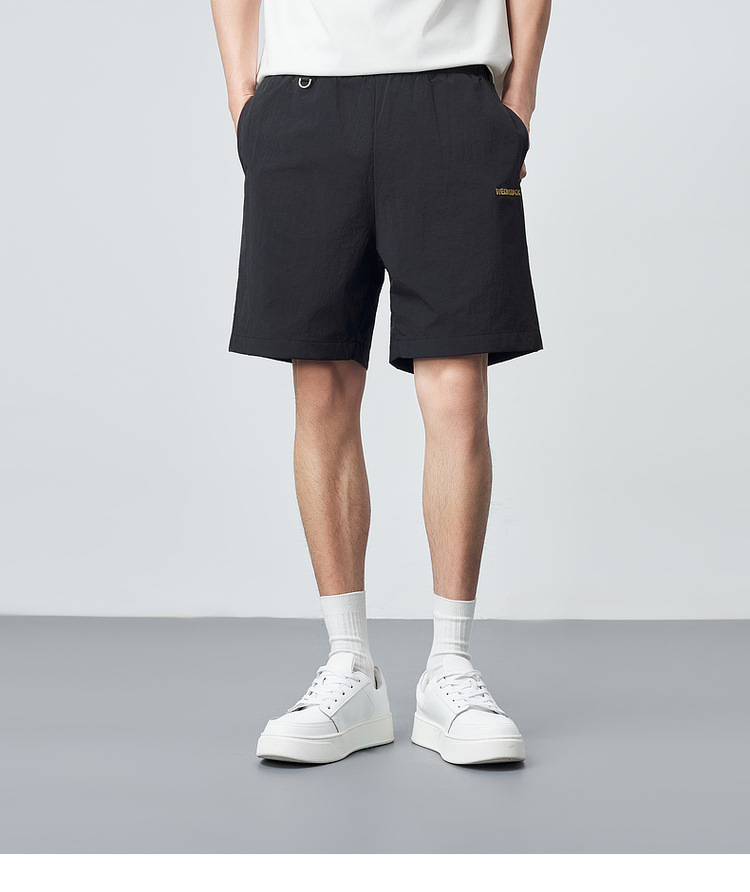 Fluorescent Color Embroidered Shorts 2