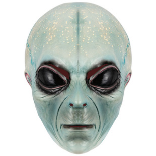 Cross-border Hot Alien Headgear Halloween Decorative Mask Latex Material Factory Direct COS Bar Chamber of Secrets