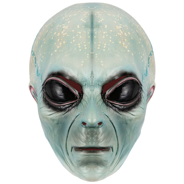 Ventas transfronterizas calientes alienígenas máscaras de decoración de Halloween materiales de látex fábrica directa COS bar sala secreta