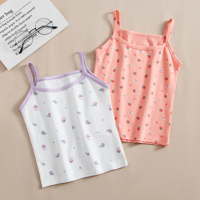 summer thin knitted base children's underwear