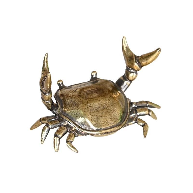 Сувенирная чашка- Crab Desk Swing Office Tea Table Decoration Net Red Копер чистая медь чайный питомец ремесла
