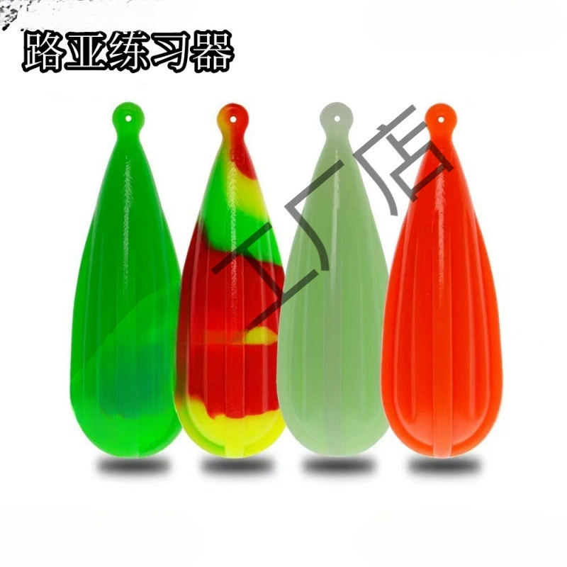Тренажер для заброса приманки для дальнего заброса, мягкая приманка в форме капли воды, тренировочная приманка с несколькими весами, вспомогательное средство для точного заброса.