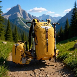Cross-Border Popular Mountaineering Bag Large Capacity Men's and Women's New Travel Bag Outdoor Backpack Hiking Lightweight Backpack