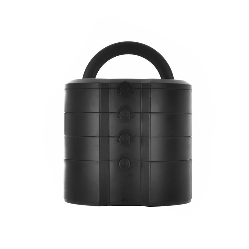 Portátil multifuncional conjunto completo de taladro eléctrico combinado caja de herramientas redonda para herramientas manuales eléctricas de madera de hardware de mantenimiento