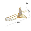 Fashionable hairgrip from pearl, accessory, internet celebrity, wholesale