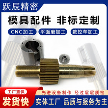 定制螺牙镶件牙轴芯螺纹型芯 数控车床无心磨加工 齿轮轴模具配件