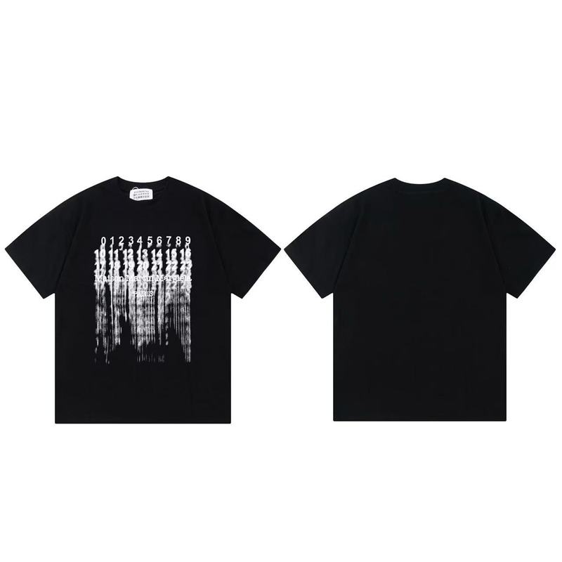 国境を越えたファッションのメイソンmargieraマギラプリントMM6純綿男女同一タイプtシャツの代理|undefined