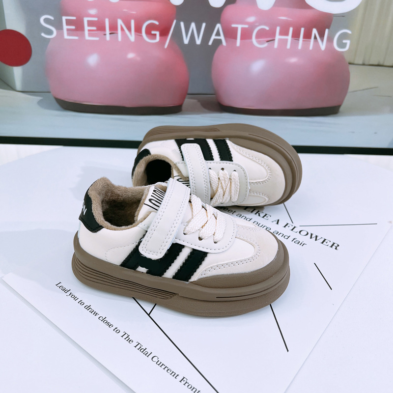 Tavola per bambini taglio basso, scarpe sportive per ragazze nuove autunno e inverno 2023, due suole morbide in cotone,_voghion.com