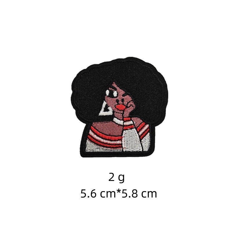 2g Weight Clothing Sticker Patches Classification 1 Piece Quantity Nonwoven, Polyester Material Human, Letter Pattern Cute Style 1 Piece Cute Human Letter Nonwoven Polyester Clothing Sticker Patches 10
