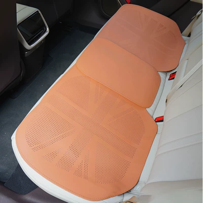 Universal seat cover — Summer Car Seat Cushion, Universal for - police-flag-flat-style-emma-orange-rear-row-universal-model