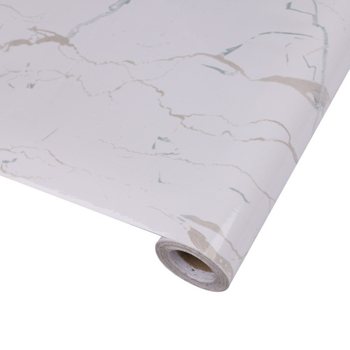 Waterproof and moisture-proof marble sticker kitchen oil-proof cabinet table countertop furniture renovation wallpaper self-adhesive wallpaper