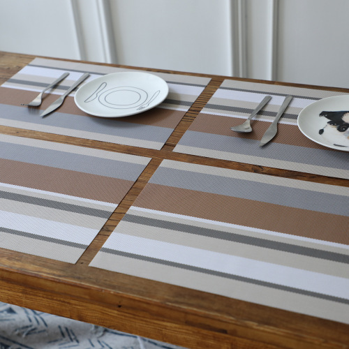 Crossgang Ins Nordic Creative Minimalist Table Mat Insulating PVC Plate Bowl Dining Mat Baking Children's Western Table Mat Wholesale