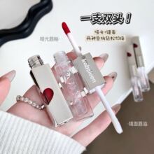 kobeleen双镜唇釉哑光口红不易沾杯丝绒水光镜面嘟嘟唇油唇彩女