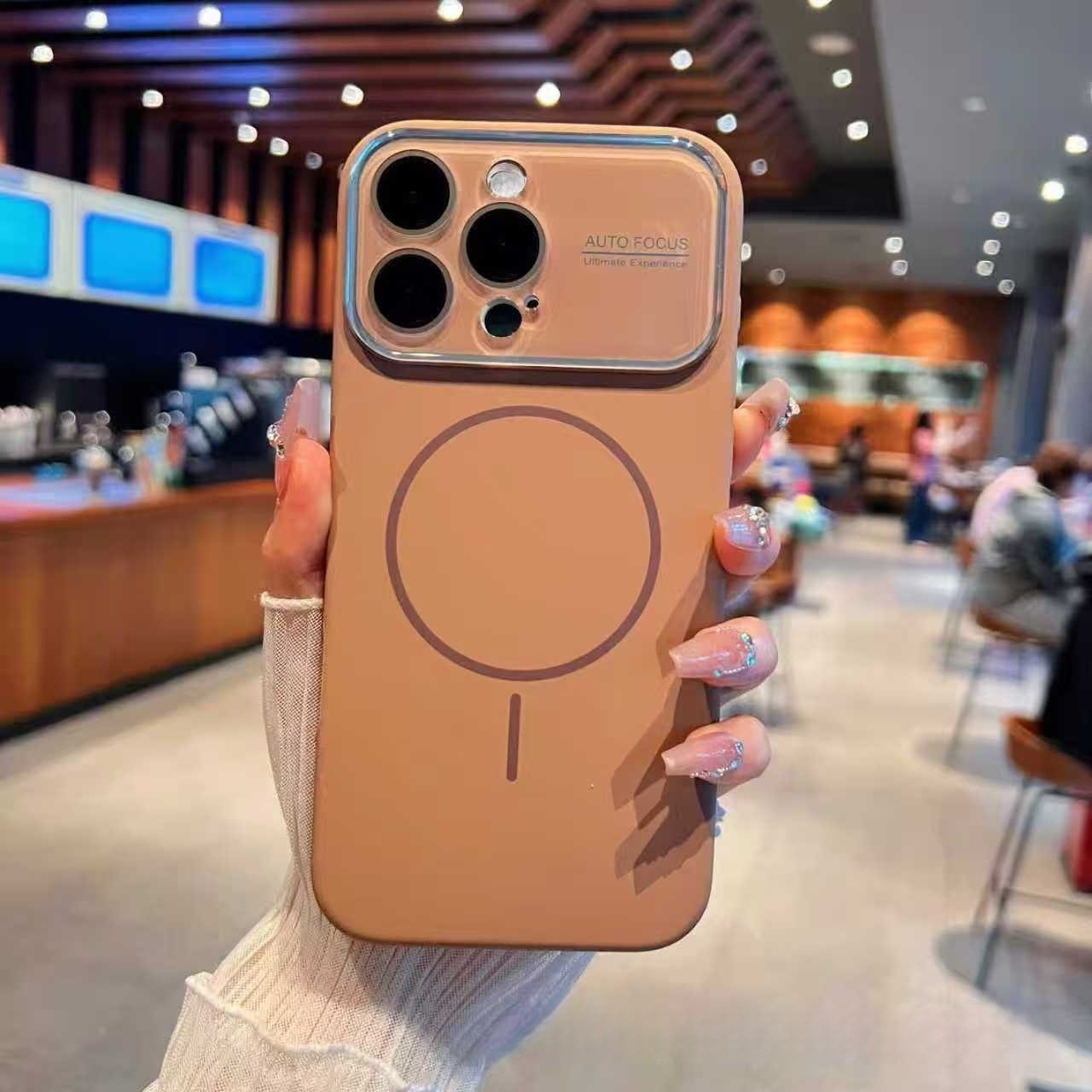 Suitable for Iphone17Promax Mobile Phone Case That Instantly Turns into 16 Large Window Liquid Silicone Apple 17 Magnetic Protective Cover