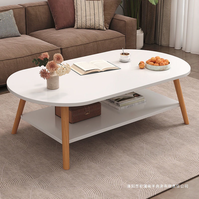 Mesa de té, sala de estar, sofá doméstico, mesa de té simple, nueva mesa de dormitorio simple para alquiler moderno