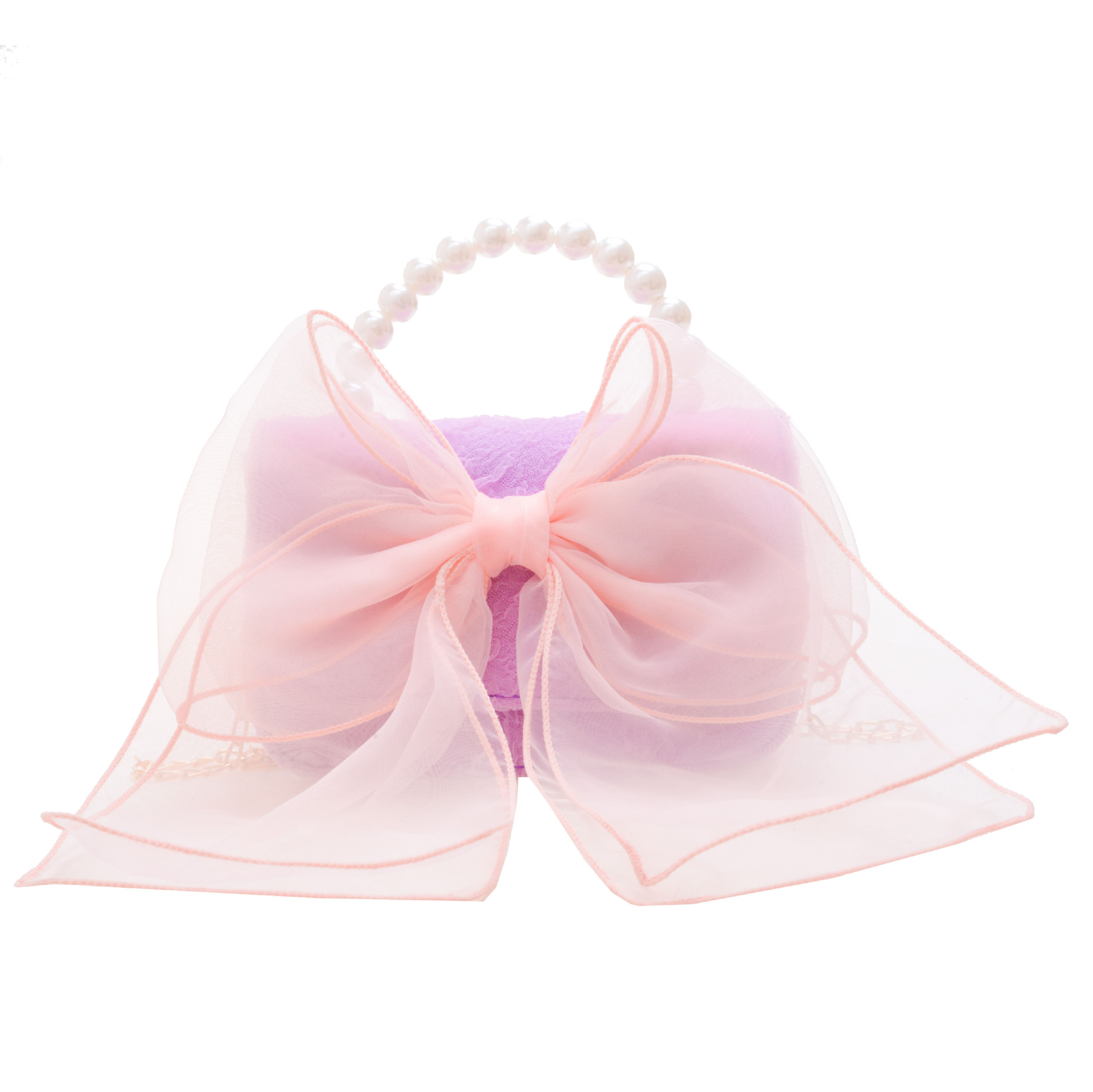 Moda estilo occidental bowknot hombro mensajero bolso lindo bebé monedero todo-Partido mini chica pequeña bolsa