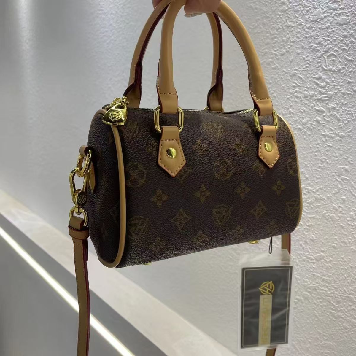 Elegante mini borsa a tracolla boston per donna stile internet_voghion.com