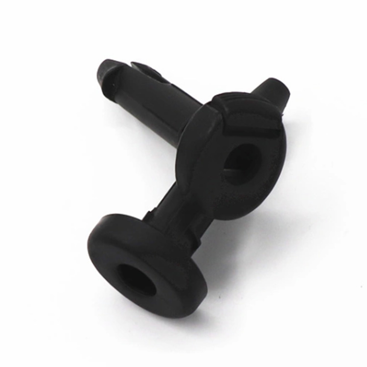 Negro Apertura 12mm cánula reposacabezas, reposacabezas perno de plástico interruptor control ajuste