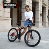 Black -red top -equipped version spoke wheel
