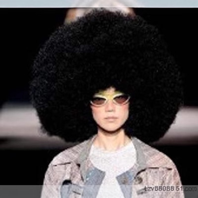 Halloween wig oversized explosive head clown fans wig fluffy men's and women's performance hair ball carnival